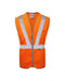 Pulsar PolyCotton, Zip Front Tear Apart Waistcoat - Orange