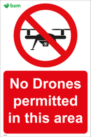 No Drones permitted in this area