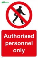 Authorised personnel only