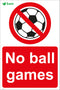 No ball games