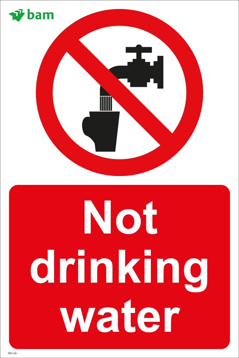 Not drinking water