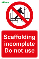 Scaffolding incomplete Do not use