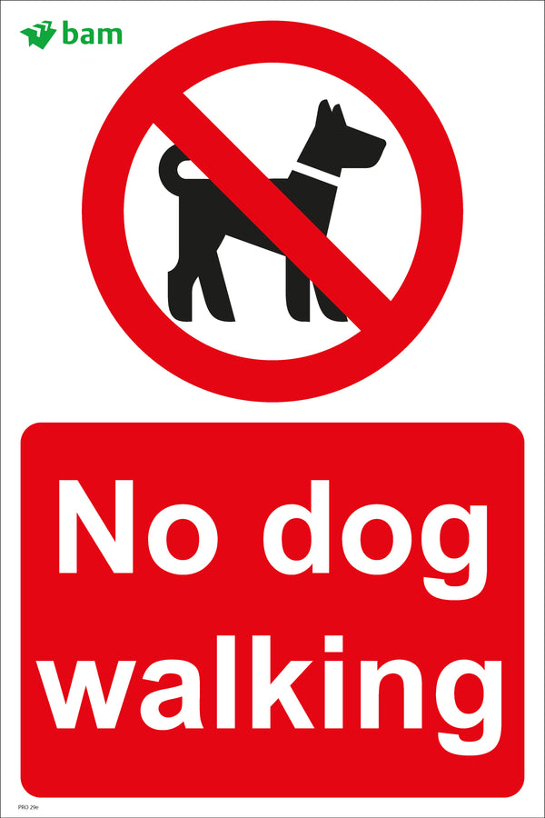 No dog walking