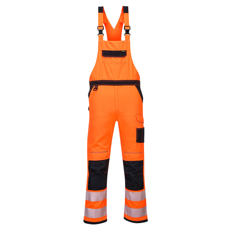 PW3 Hi Vis Bib & Brace Orange