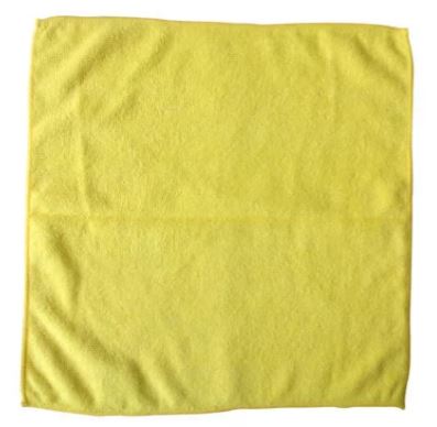 Large Yellow Microfibre Cloths (Pack of 10)