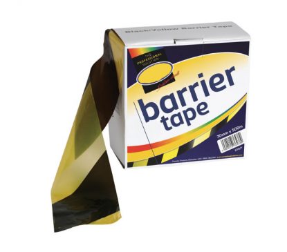 Zebra Barrier Tape Black/Yellow 70x500m