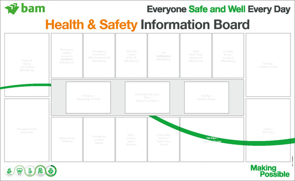 Health & Safety board 2000x1200 Flatmax