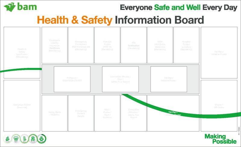 Health & Safety board 2000x1200 Flatmax