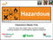 Waste Sign Hazardous 600x450 Correx