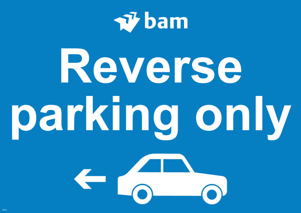Reverse parking Sign 600x450 Correx