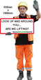 Cutout Person- LOOK UP AND AROUND YOU - 950mm x 1800mm composite