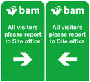 Free Standing double sided Sign 500mm x 900mm EcoFlex