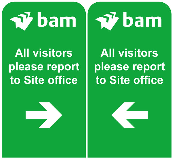 Free Standing double sided Sign 500mm x 900mm EcoFlex