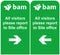 Free Standing double sided Sign 500mm x 900mm EcoFlex