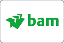 BAM Logo - hard hat sticker (18 piece)