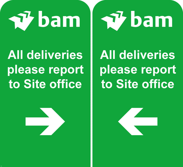 Free Standing double sided Sign 500mm x 900mm EcoFlex
