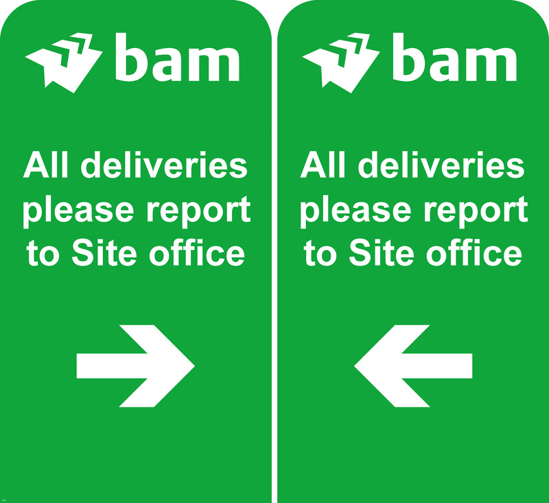 Free Standing double sided Sign 500mm x 900mm EcoFlex
