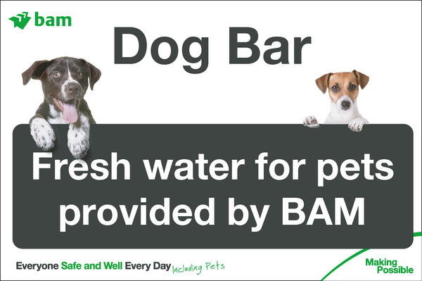 Dog Bar 600 x 400mm Correx
