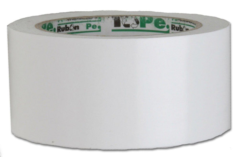 Low Tack PVC Tape - White - 50mm x 33m