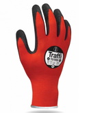 Traffi TG1050 Cut A  Nylon Latex Crinkle Glove Pack 10