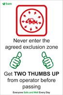 Get TWO THUMBS UP sign