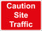 Temporary Sign - Caution Site Traffic