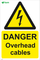 DANGER Overhead cables