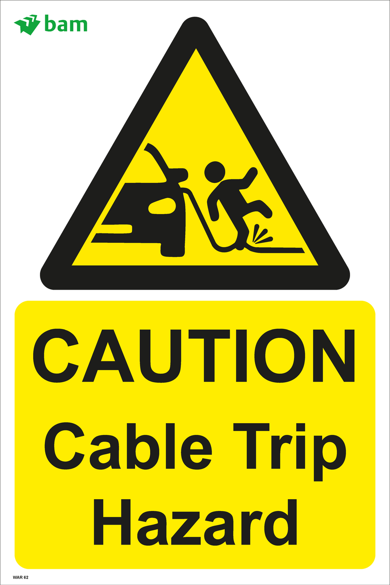 CAUTION Cable Trip hazard
