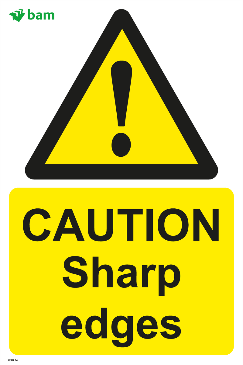 CAUTION Sharp edges