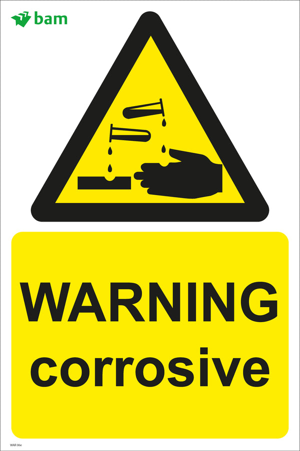 WARNING corrosive