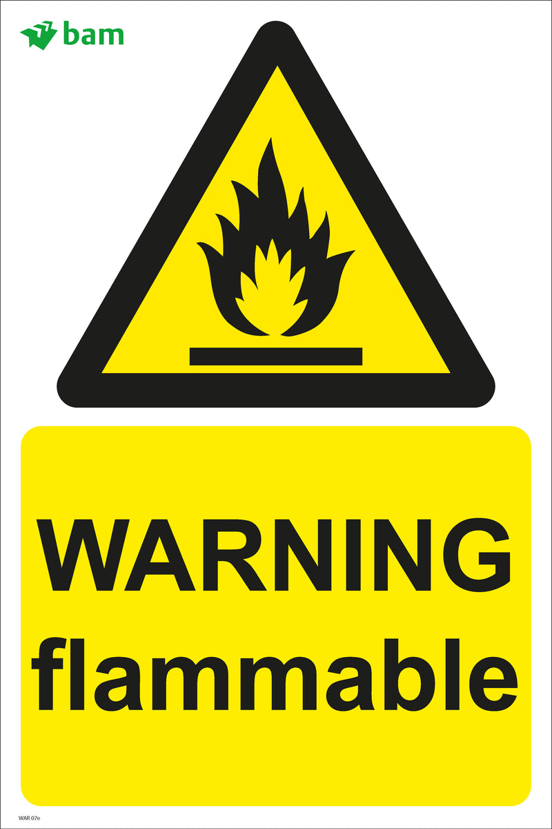 WARNING flammable