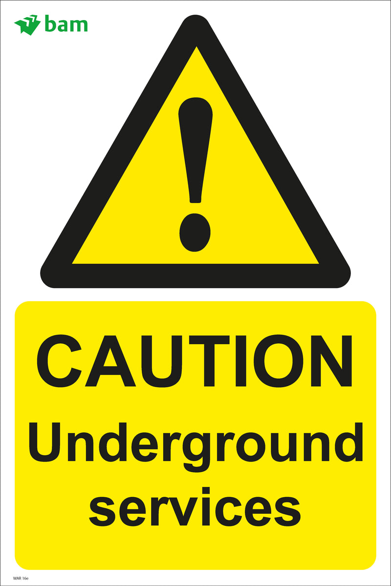 CAUTION Underground services