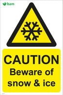 CAUTION Beware of snow & ice