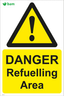 DANGER Refuelling Area