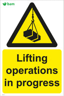 Lifting operations in progress