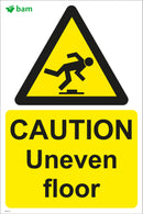 CAUTION Uneven floor