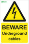 BEWARE Underground cables