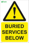 BURIED SERVICES BELOW