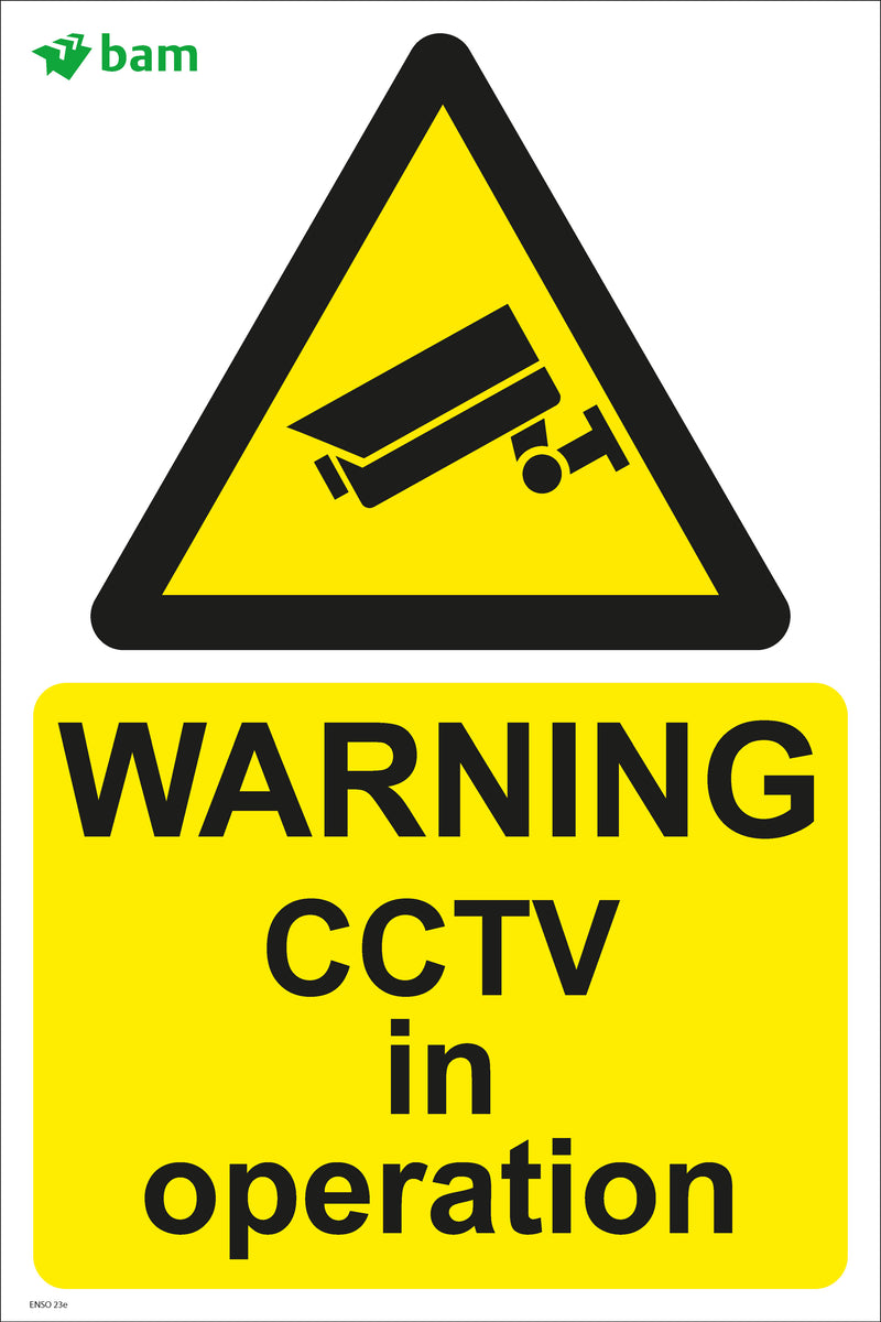 WARNING CCTV in operation