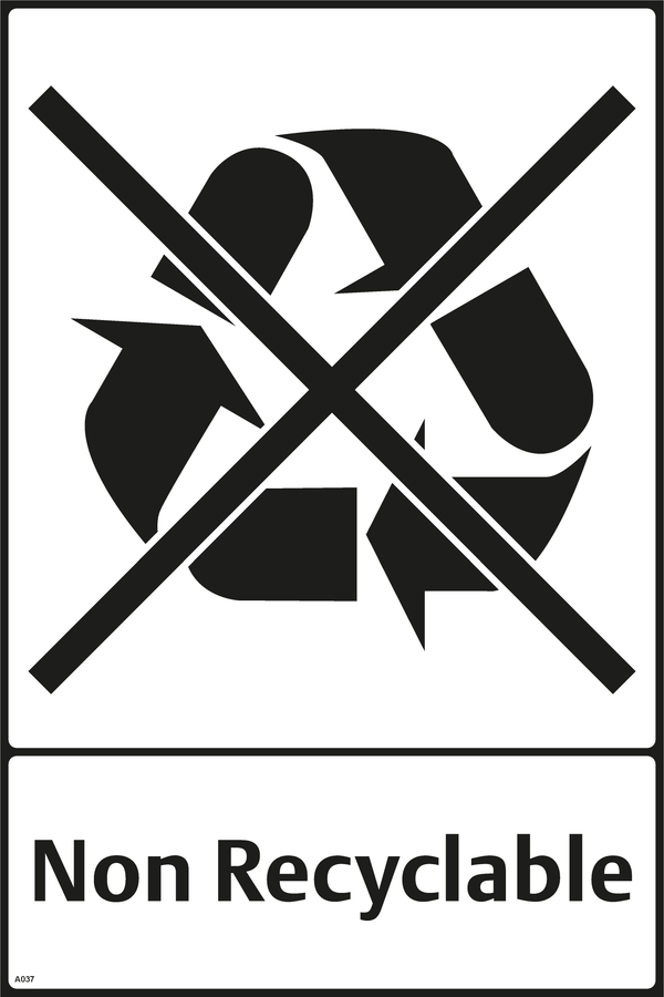 Waste Sign - Non Recyclable