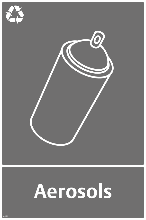 Waste Sign - Aerosols