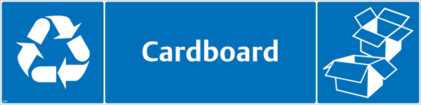 Waste Sign - Cardboard