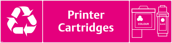 Waste Sign - Printer Cartridges