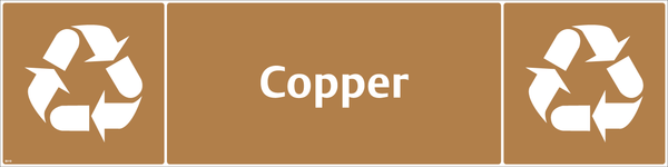 Waste Sign - Copper