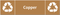 Waste Sign - Copper