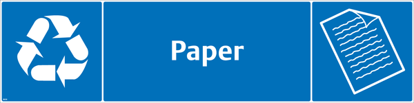 Waste Sign - Paper