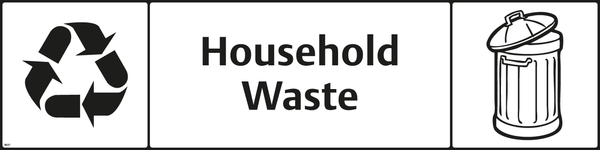 Waste Sign - Household Waste