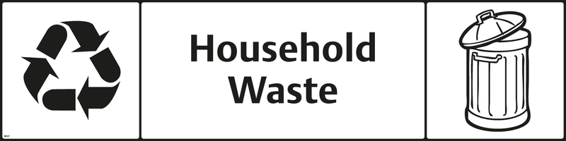 Waste Sign - Household Waste