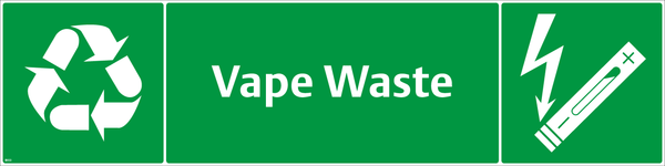 Waste Sign - Vape Waste
