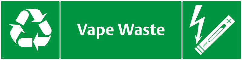 Waste Sign - Vape Waste
